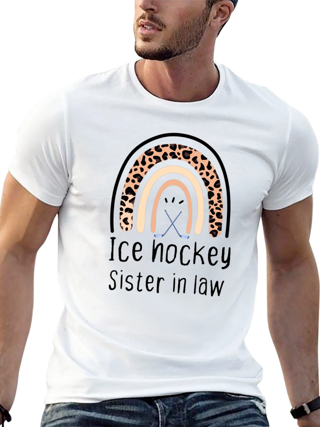 Ice Hockey Sister In Law Graphic Tee