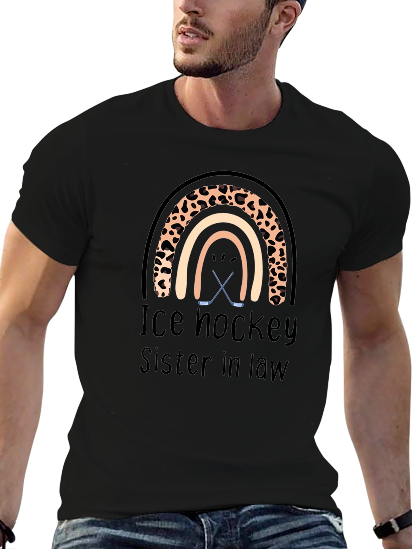 Ice Hockey Sister In Law Graphic Tee