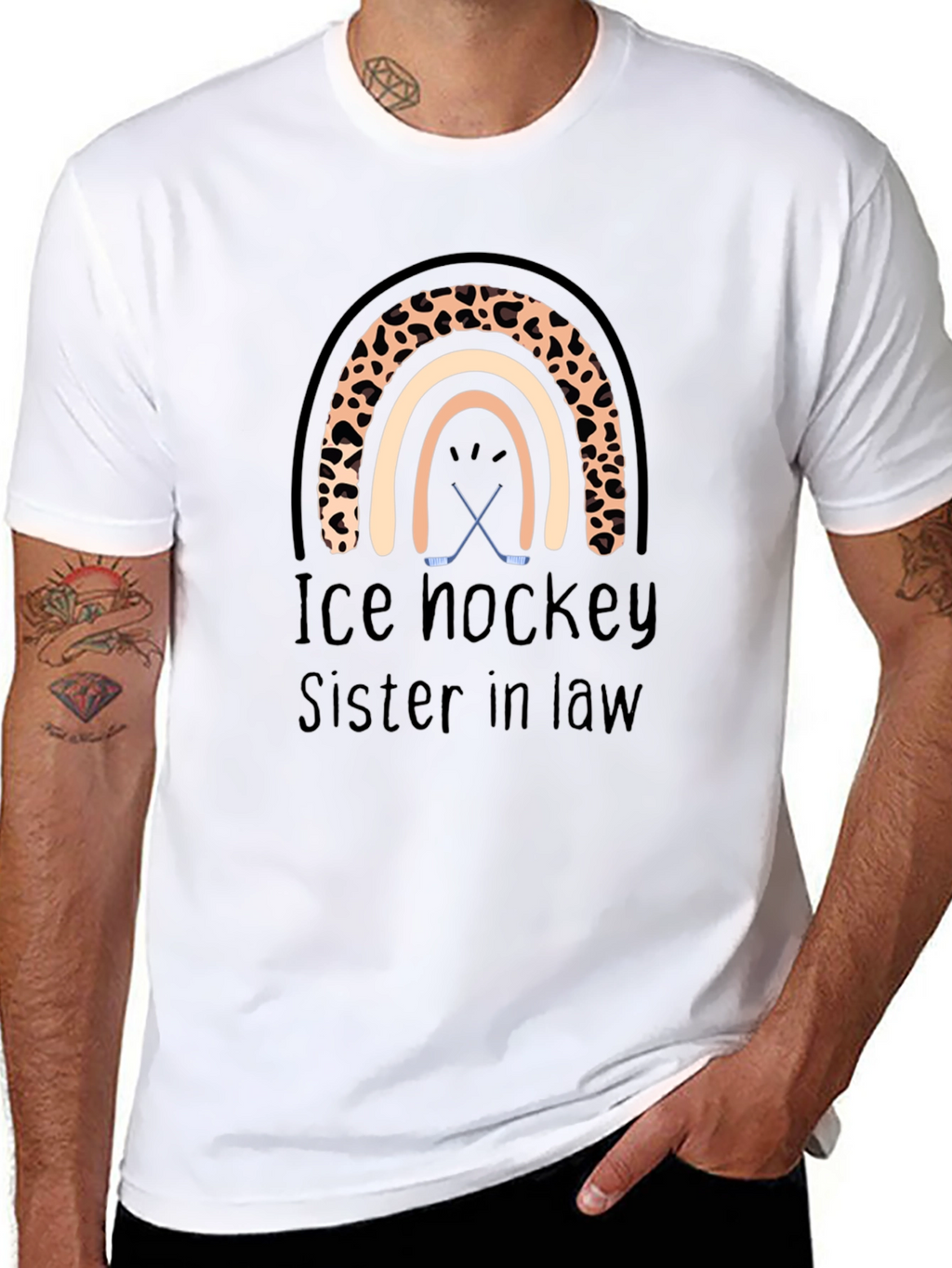 Ice Hockey Sister In Law Graphic Tee