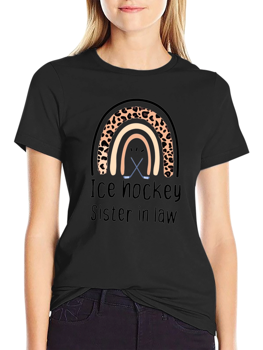 Ice Hockey Sister In Law Graphic Tee