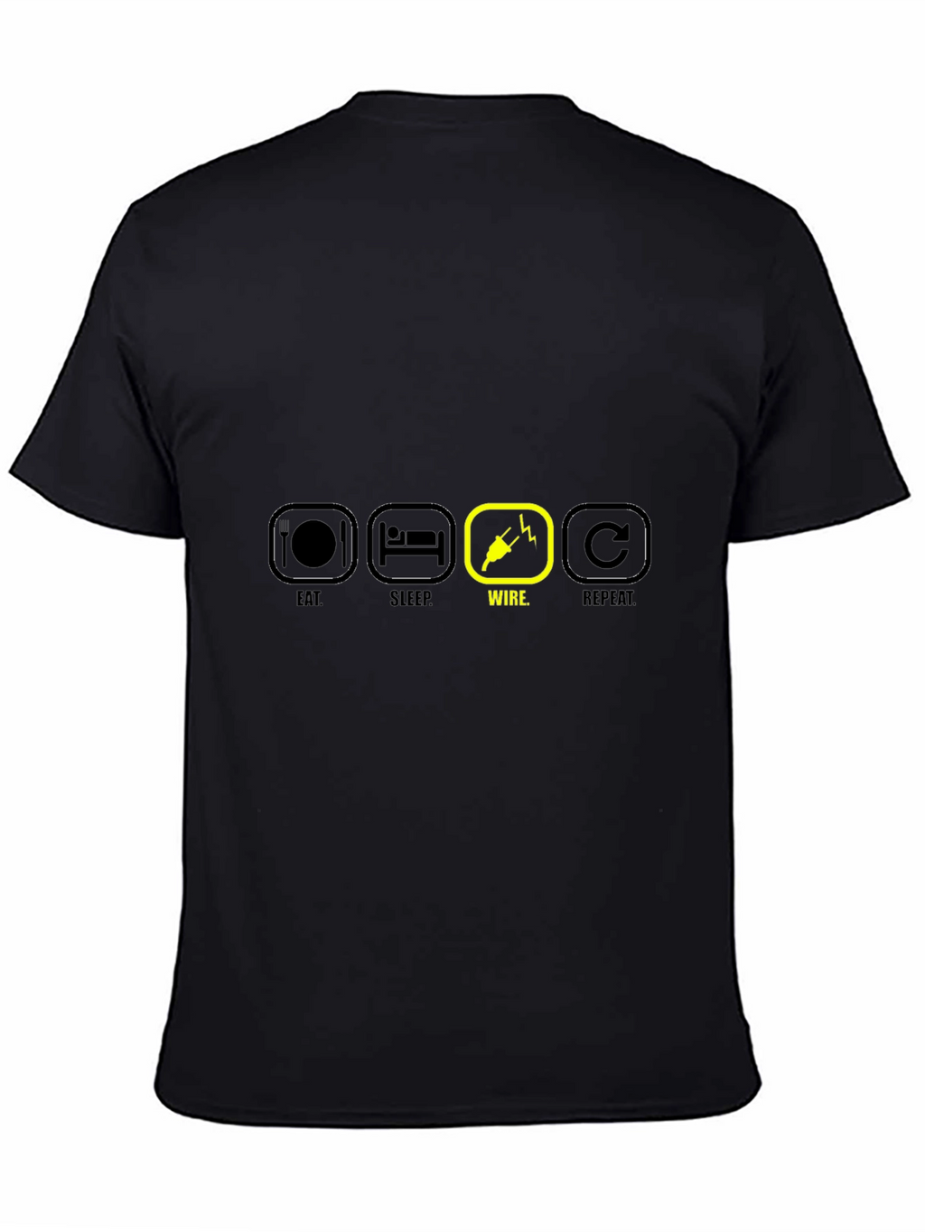 Eat Sleep Wire Repeat T-Shirt Electrician Gift