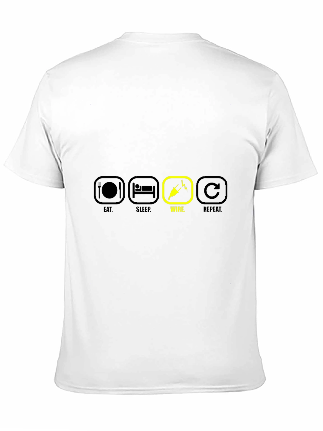 Eat Sleep Wire Repeat T-Shirt Electrician Gift