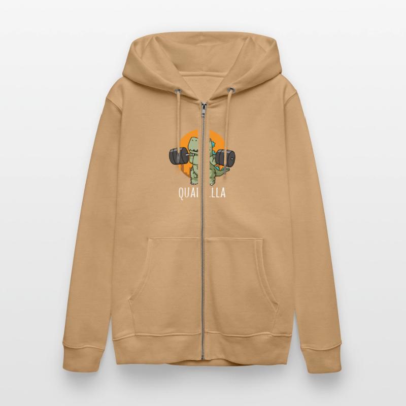 Quadzilla - Funny Gym Workout Cartoon, Squat