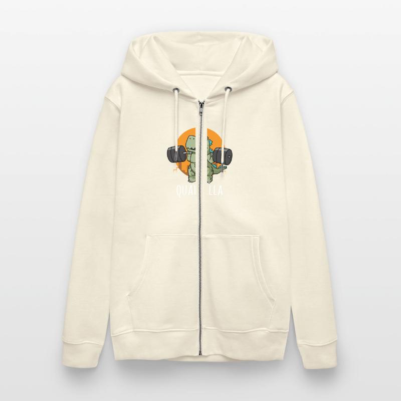 Quadzilla - Funny Gym Workout Cartoon, Squat