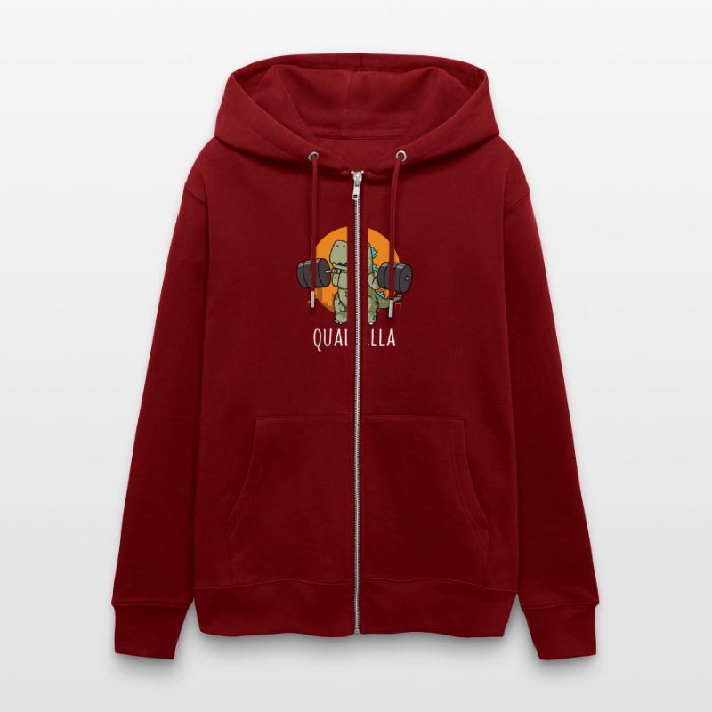 Quadzilla - Funny Gym Workout Cartoon, Squat