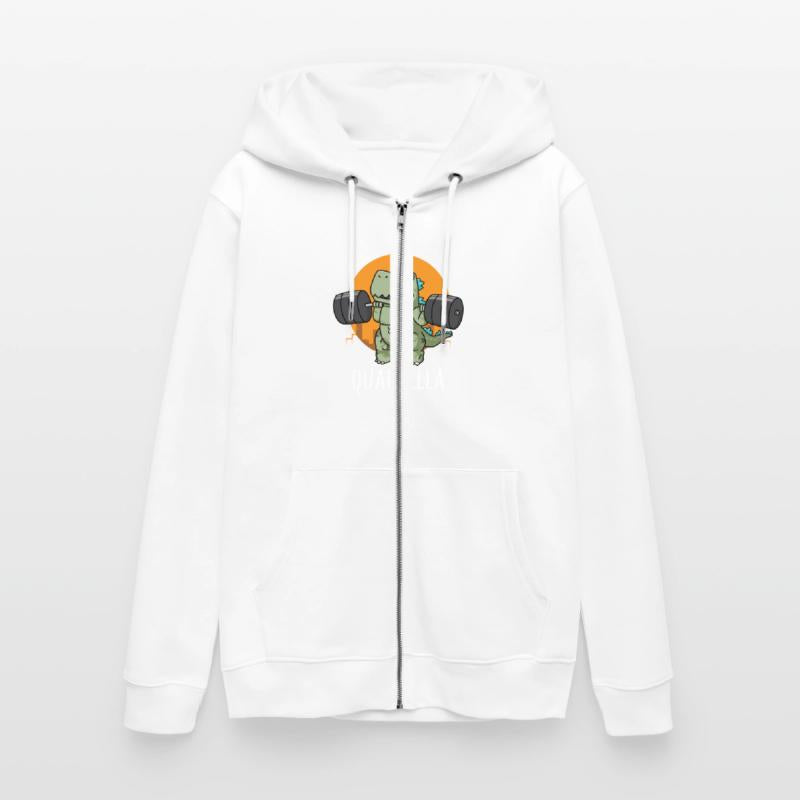 Quadzilla - Funny Gym Workout Cartoon, Squat