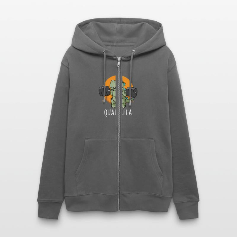 Quadzilla - Funny Gym Workout Cartoon, Squat