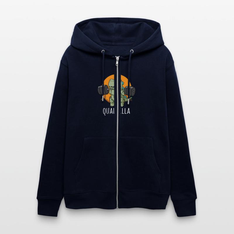 Quadzilla - Funny Gym Workout Cartoon, Squat