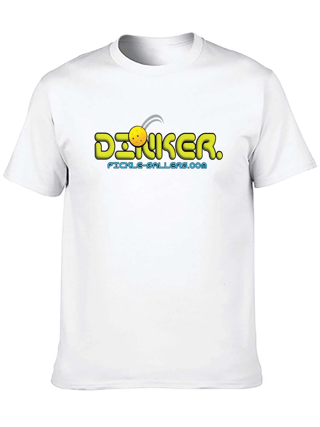 Pickleballer Black T-Shirt - Dink Graphic