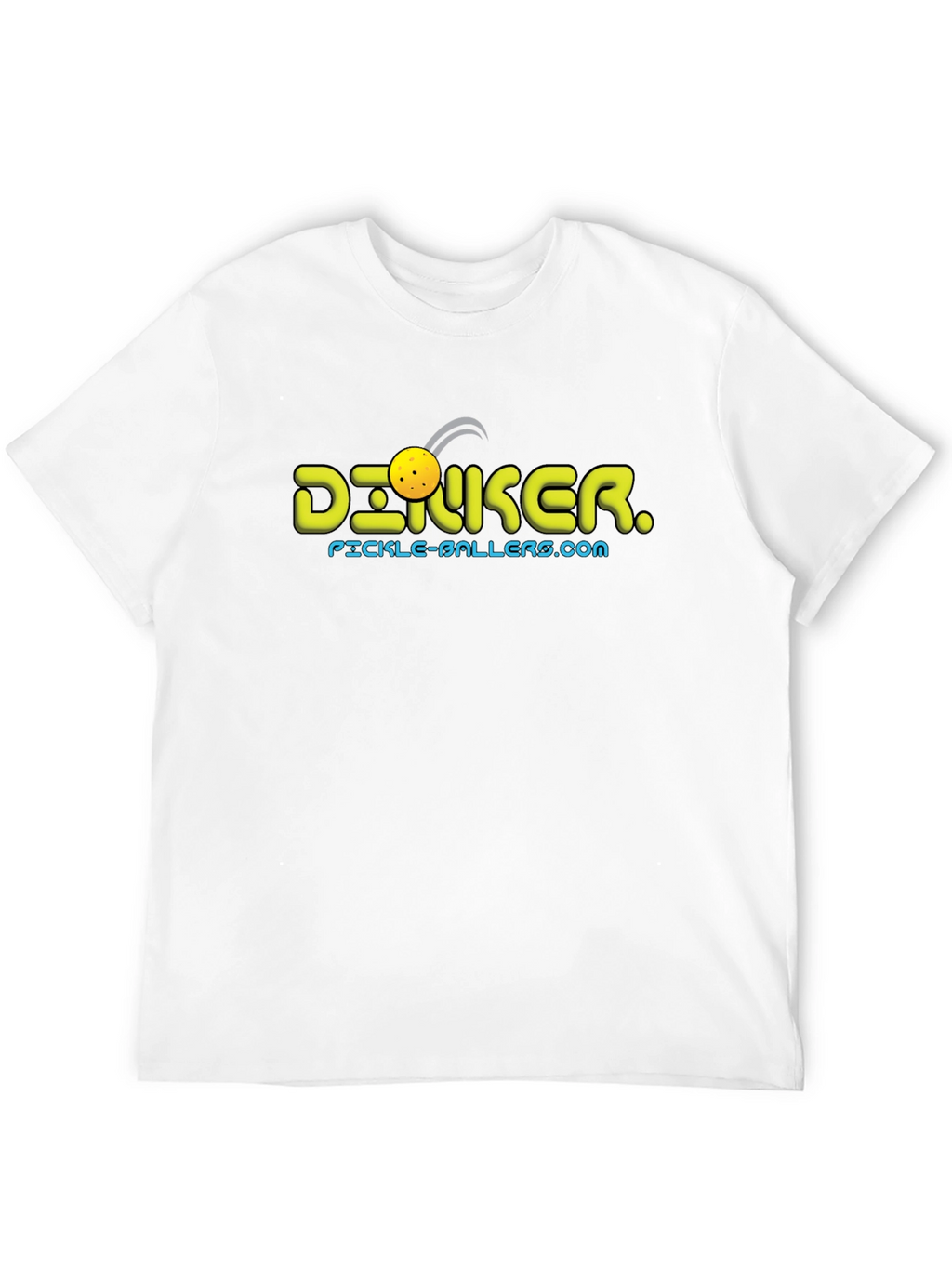 Pickleballer Black T-Shirt - Dink Graphic