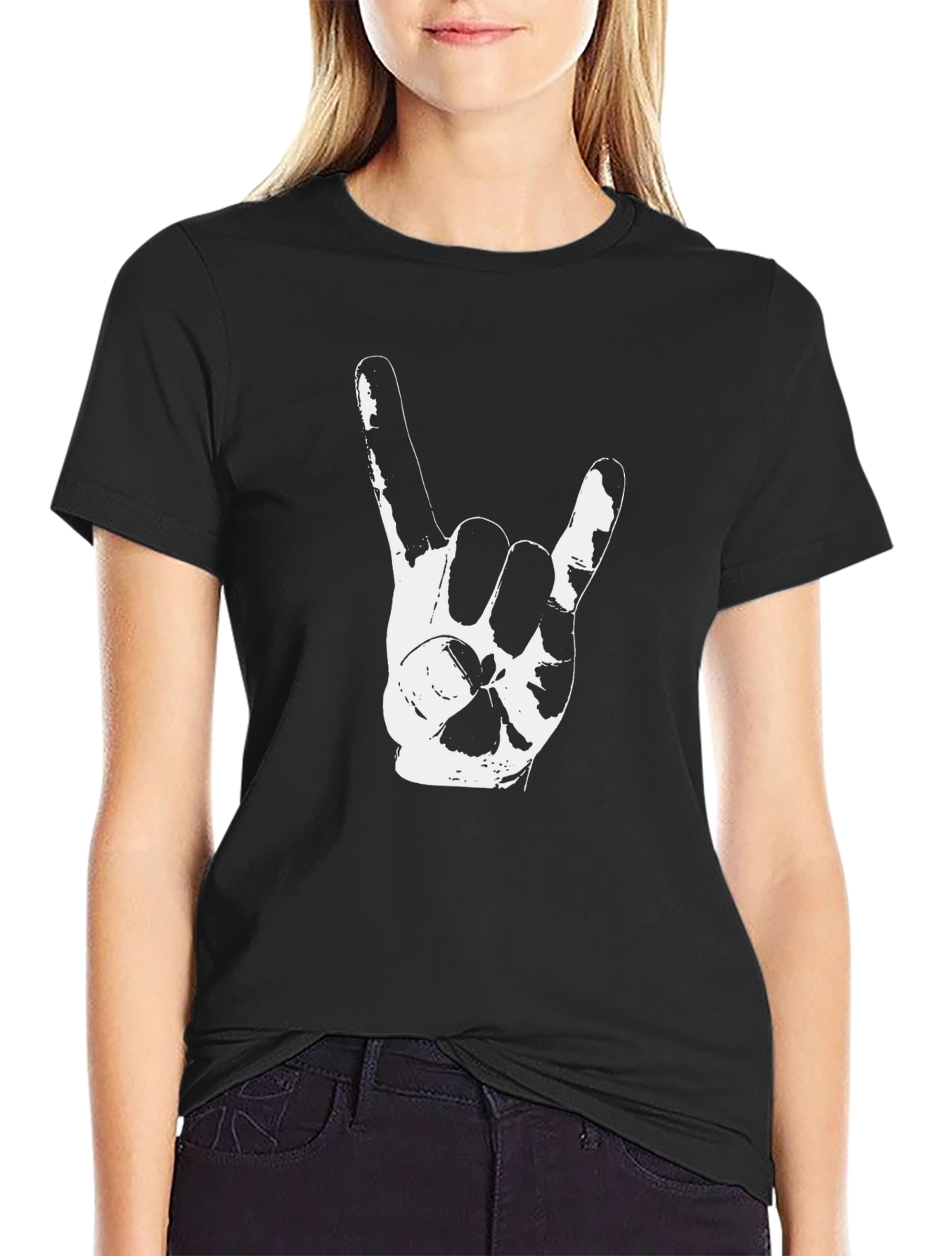 Rock On Black T-Shirt