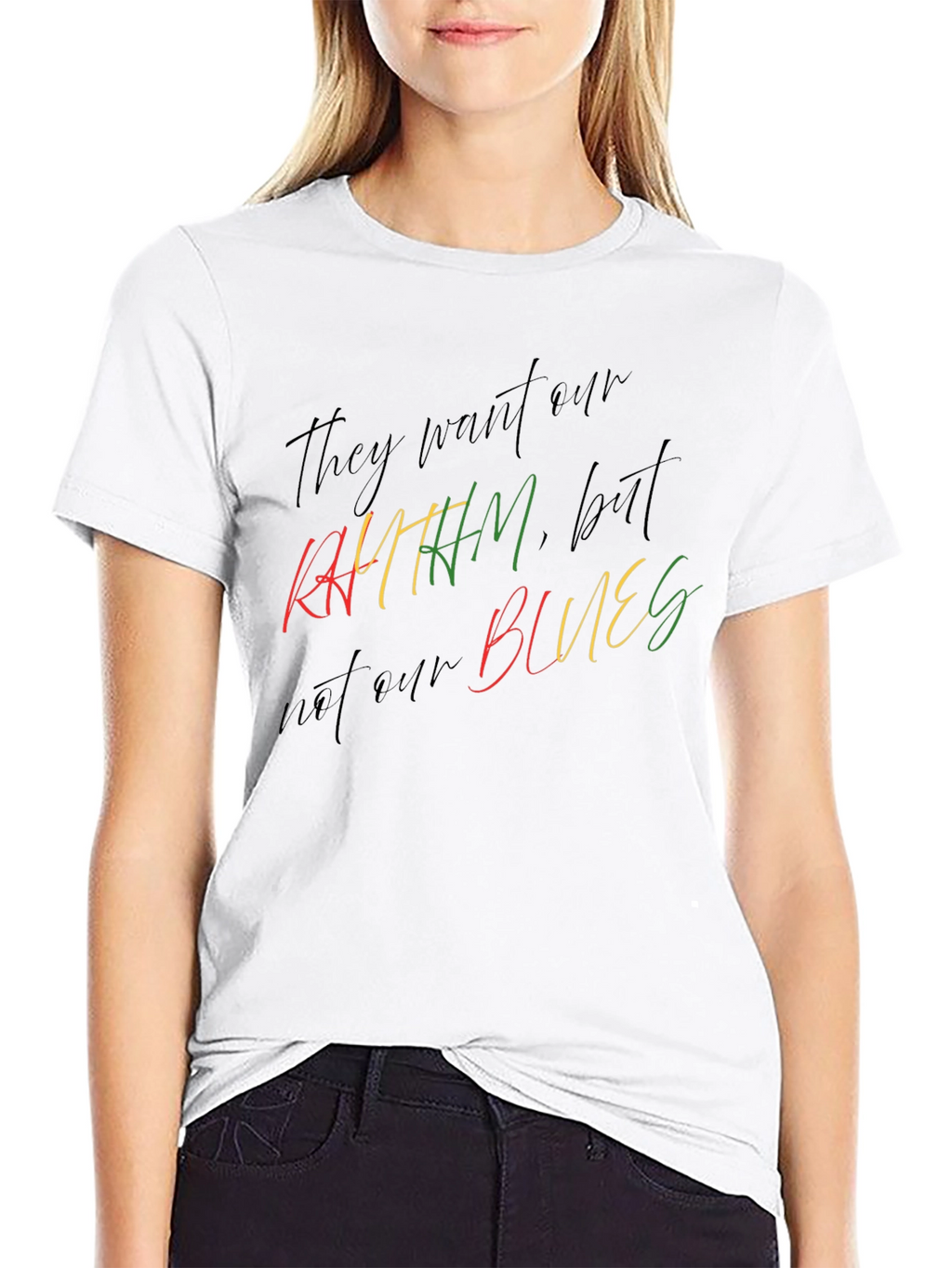 Rhythm & Blues Graphic Tee - Black Unisex T-Shirt