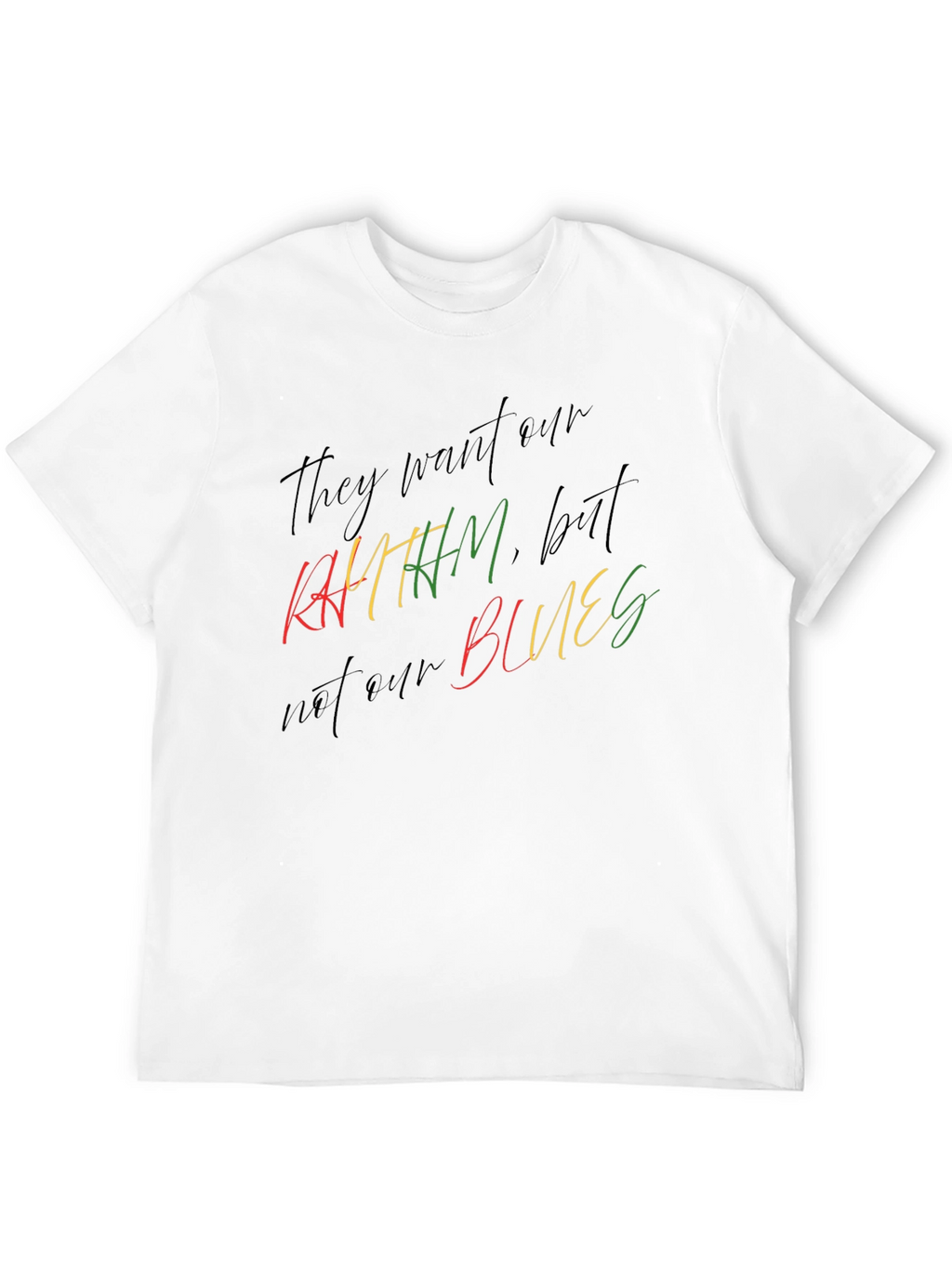 Rhythm & Blues Graphic Tee - Black Unisex T-Shirt