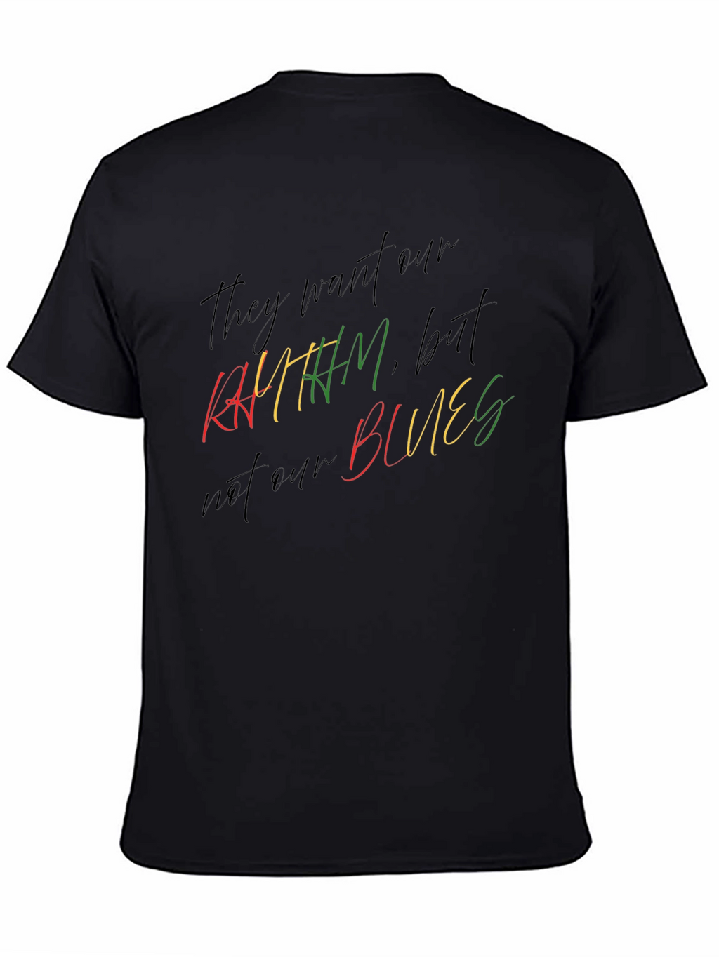 Rhythm & Blues Graphic Tee - Black Unisex T-Shirt