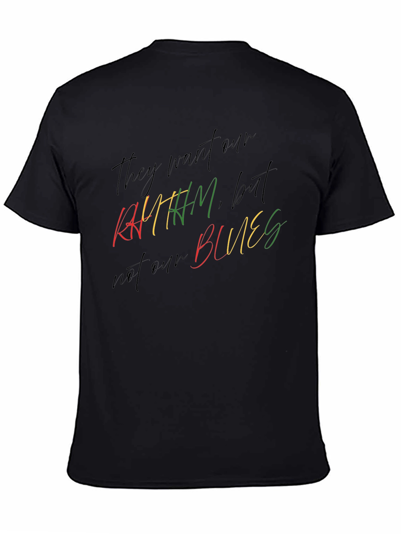 Rhythm & Blues Graphic Tee - Black Unisex T-Shirt