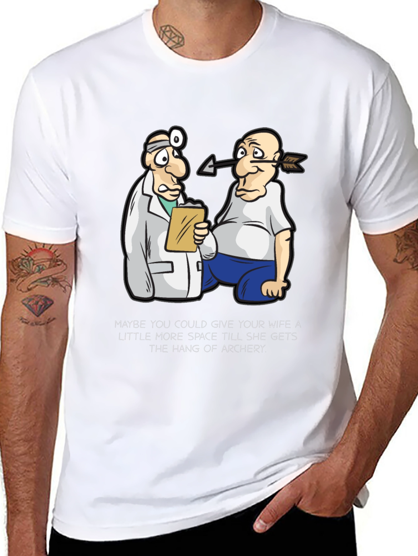 Funny Archery T-Shirt: Doctor & Patient
