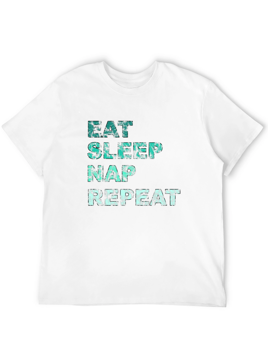 Eat Sleep Nap Repeat Black T-Shirt
