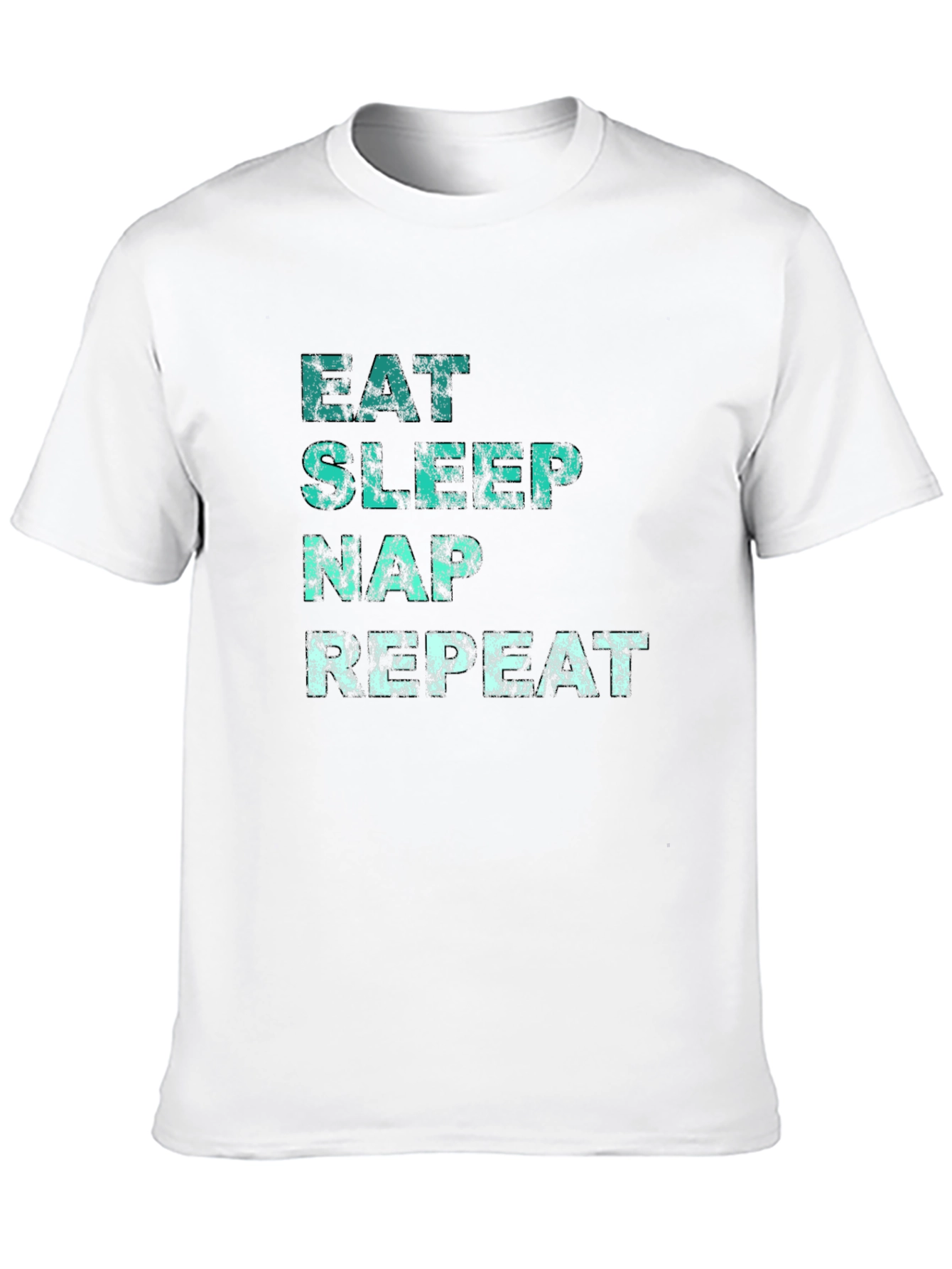 Eat Sleep Nap Repeat Black T-Shirt