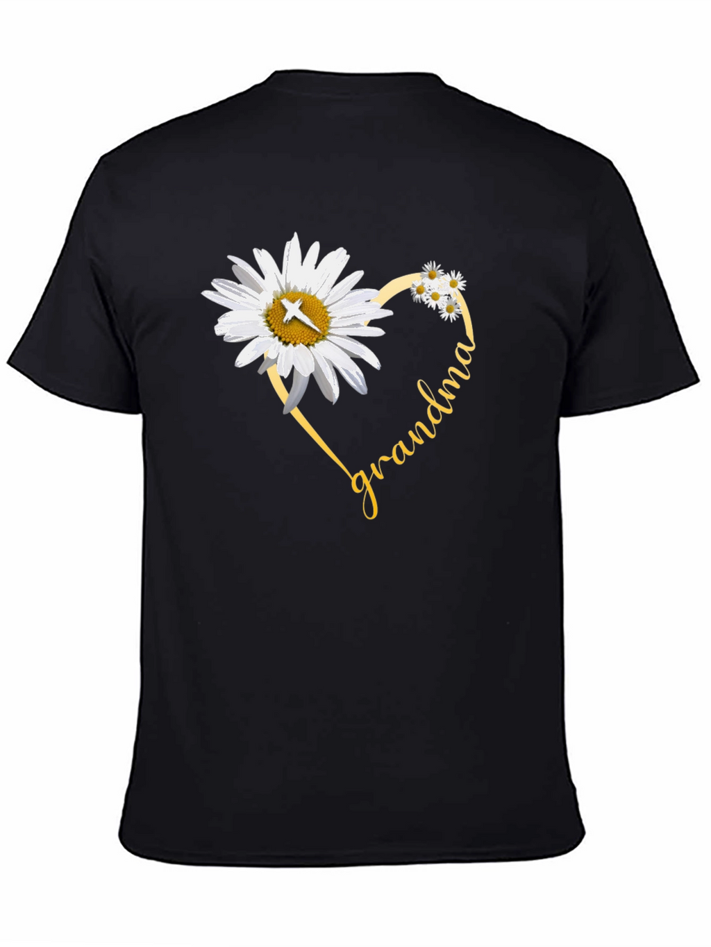 Grandma Daisy Heart T-Shirt