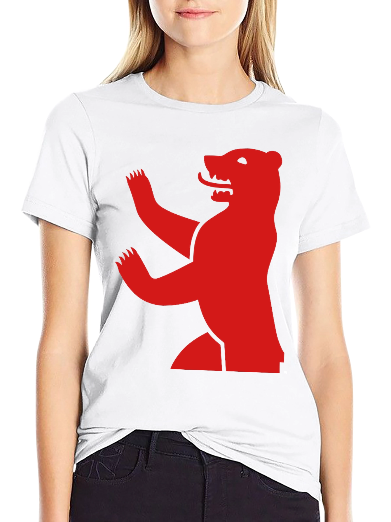 Bear Graphic Black T-Shirt