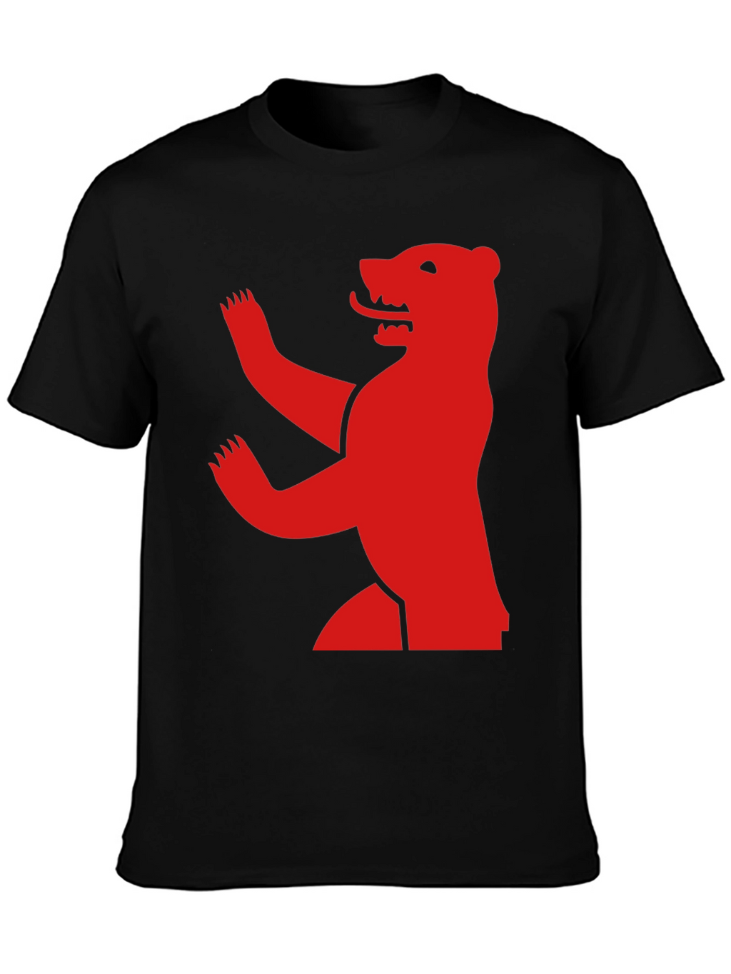 Bear Graphic Black T-Shirt