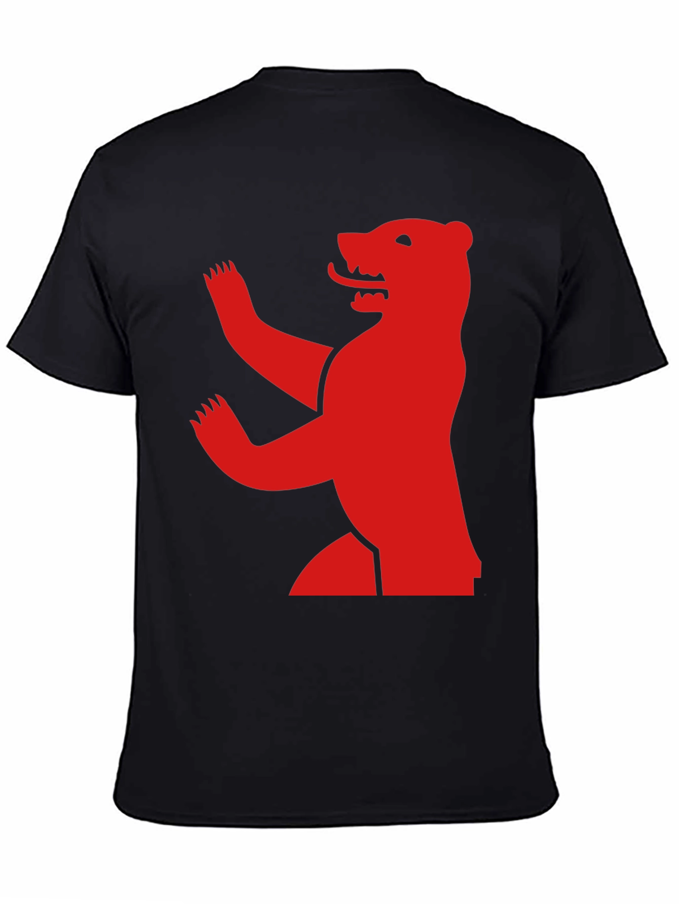 Bear Graphic Black T-Shirt