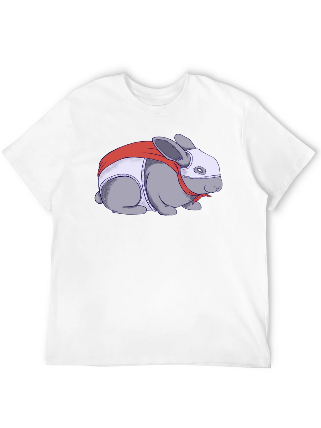 Superhero Rabbit Graphic T-Shirt