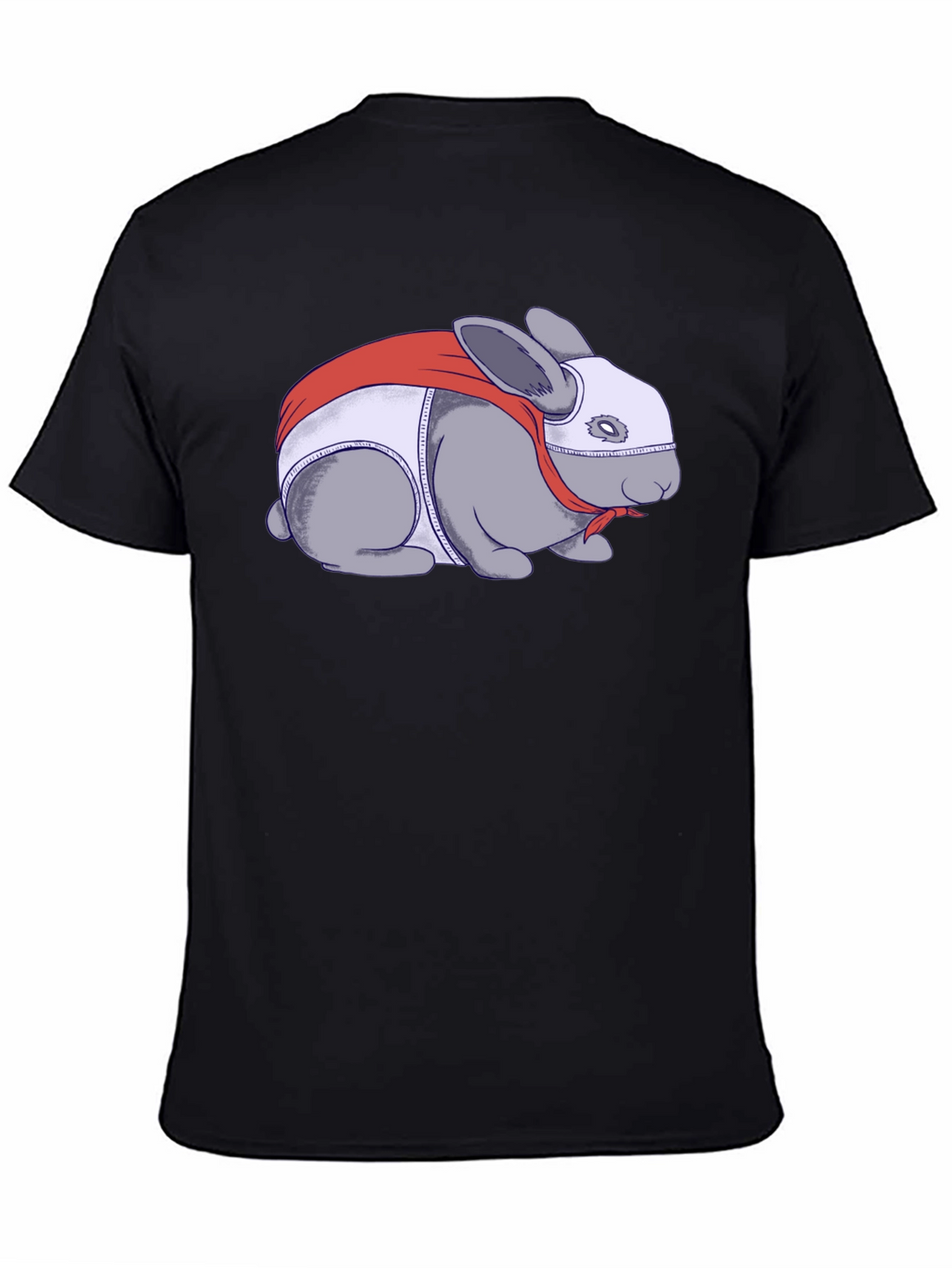 Superhero Rabbit Graphic T-Shirt