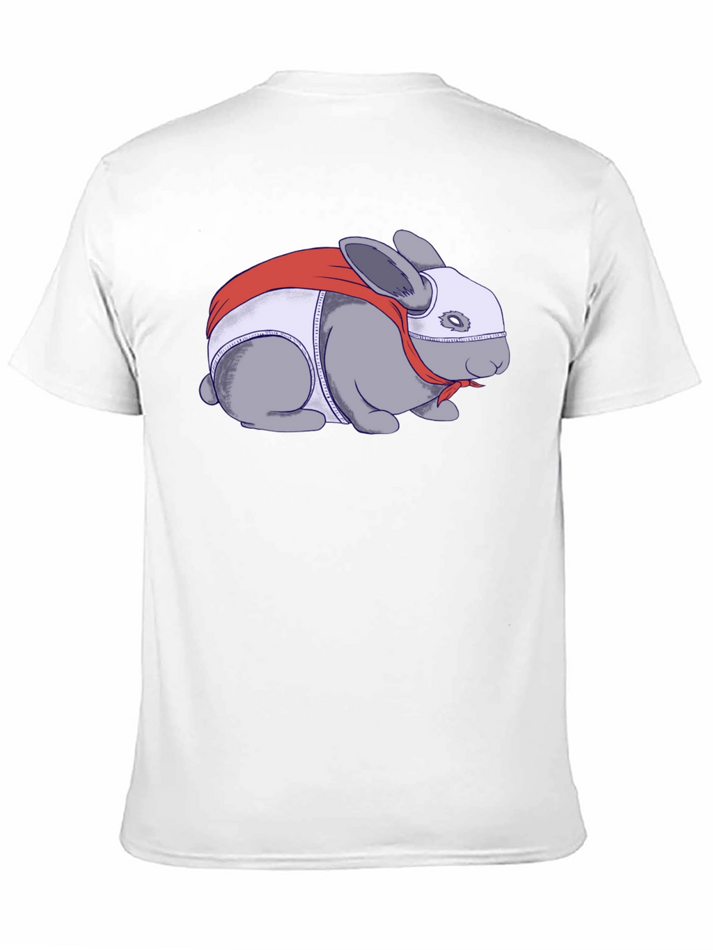 Superhero Rabbit Graphic T-Shirt