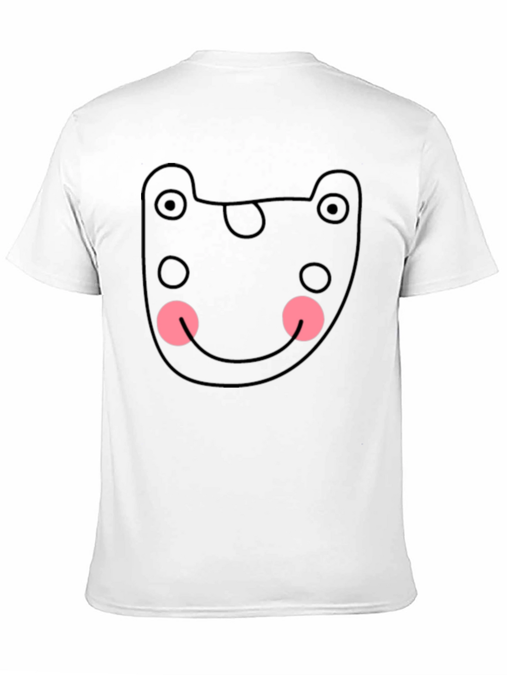 Funky Black Tee - Abstract Bear Graphic