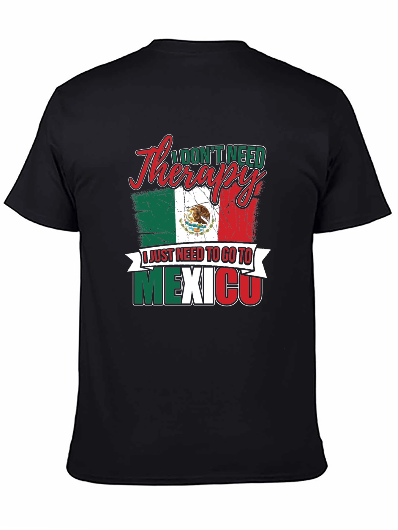 Funny Mexico Therapy T-Shirt