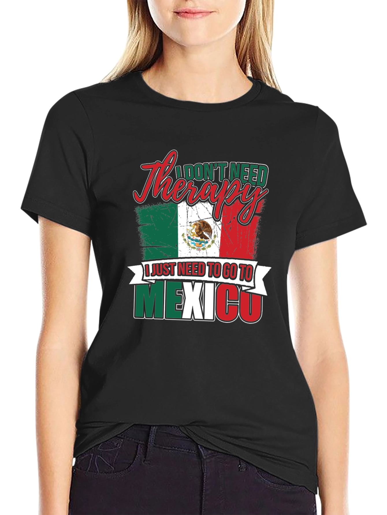 Funny Mexico Therapy T-Shirt