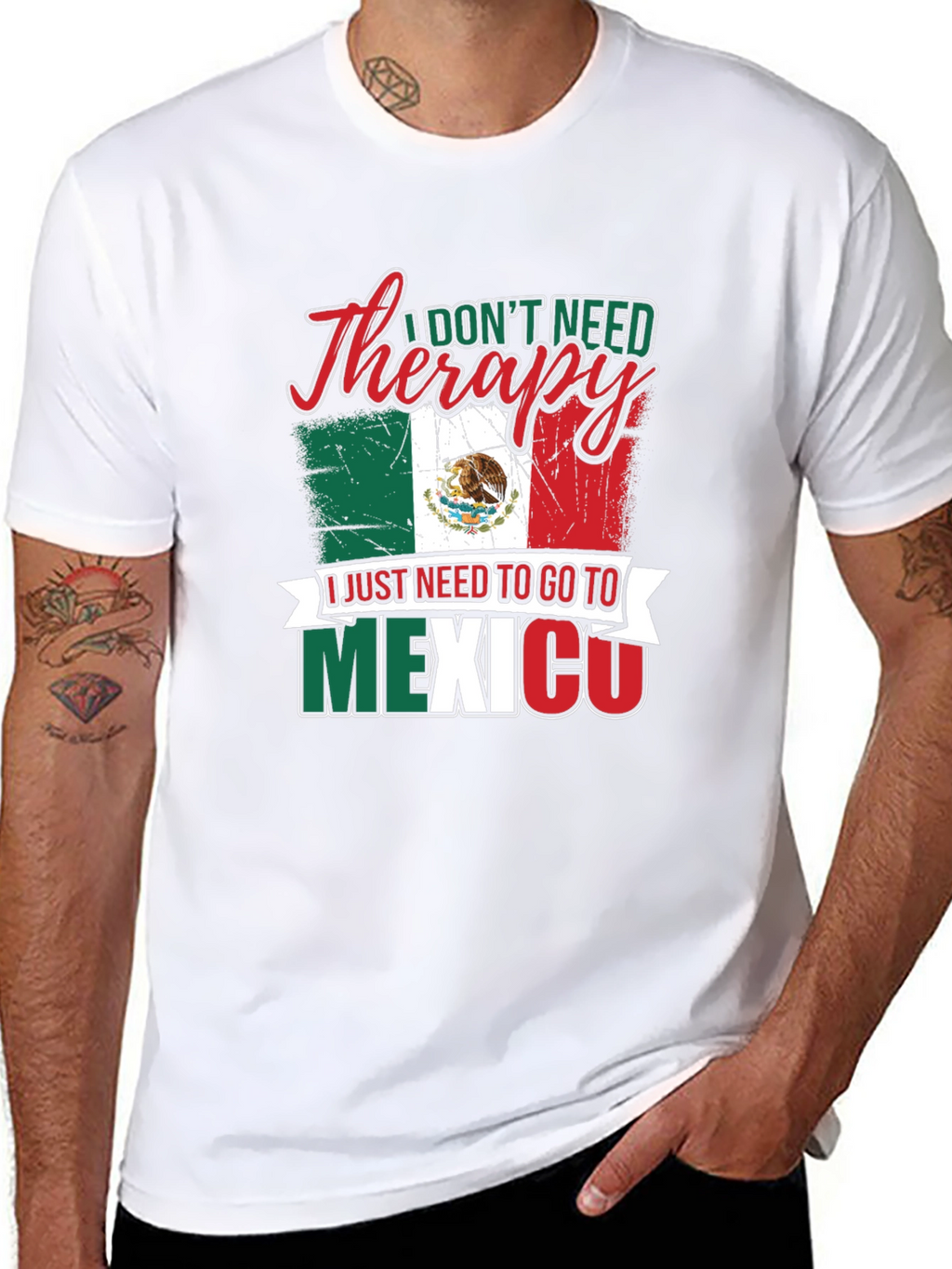 Funny Mexico Therapy T-Shirt