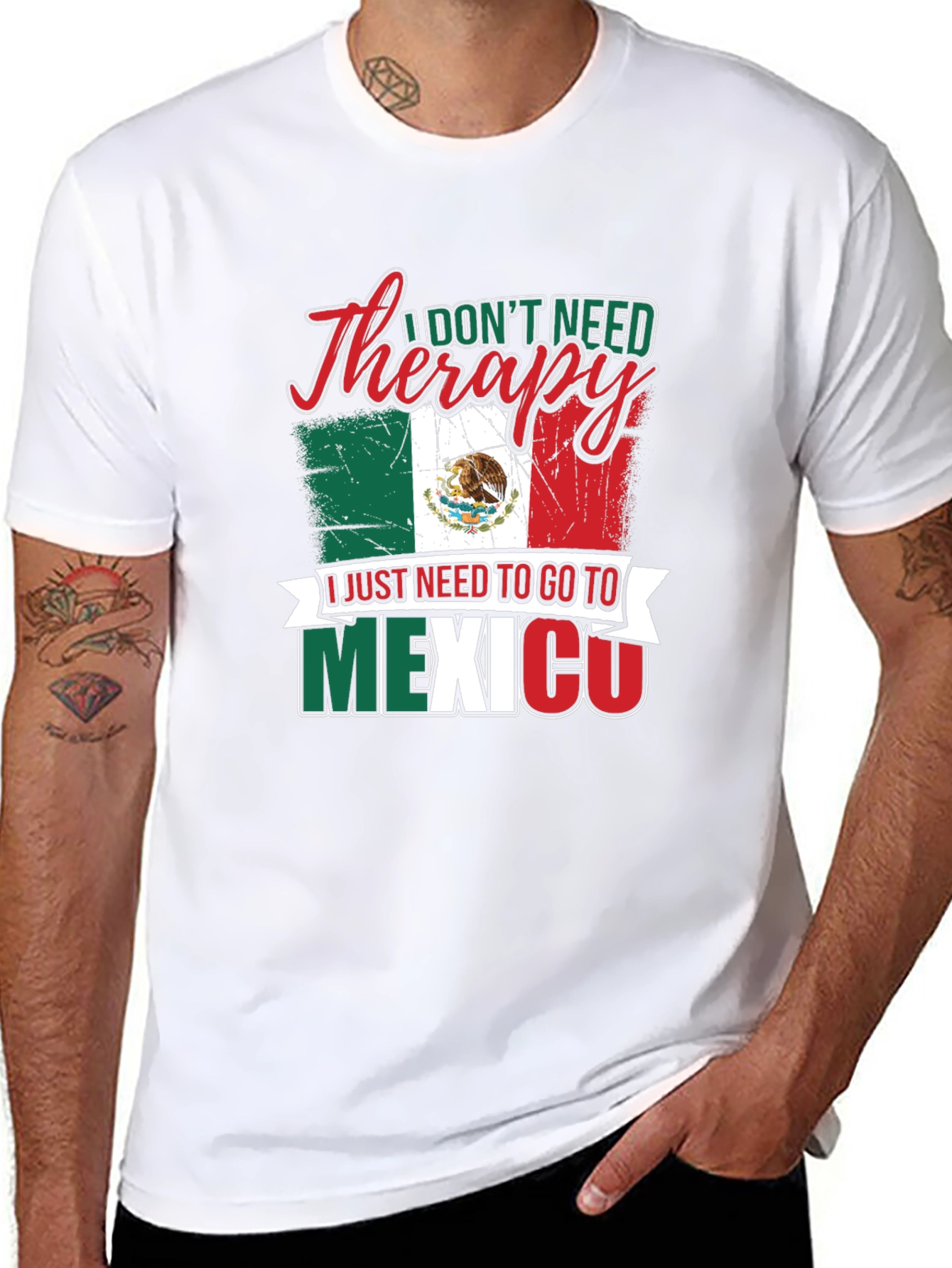 Funny Mexico Therapy T-Shirt