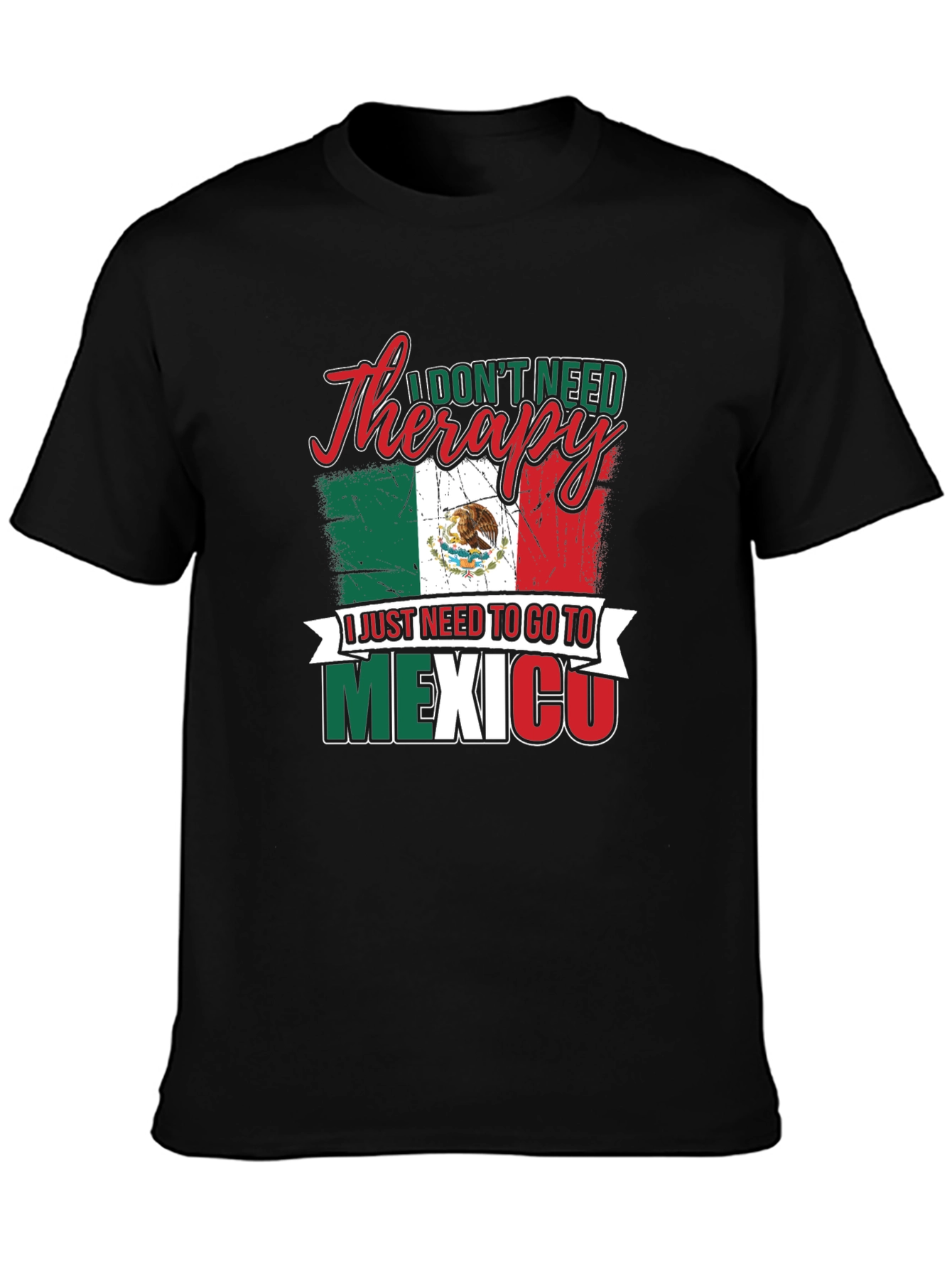 Funny Mexico Therapy T-Shirt