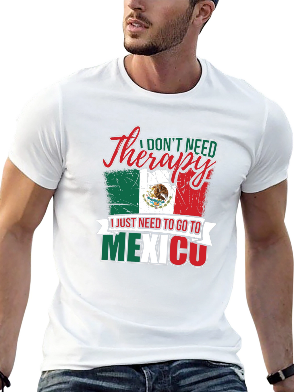 Funny Mexico Therapy T-Shirt