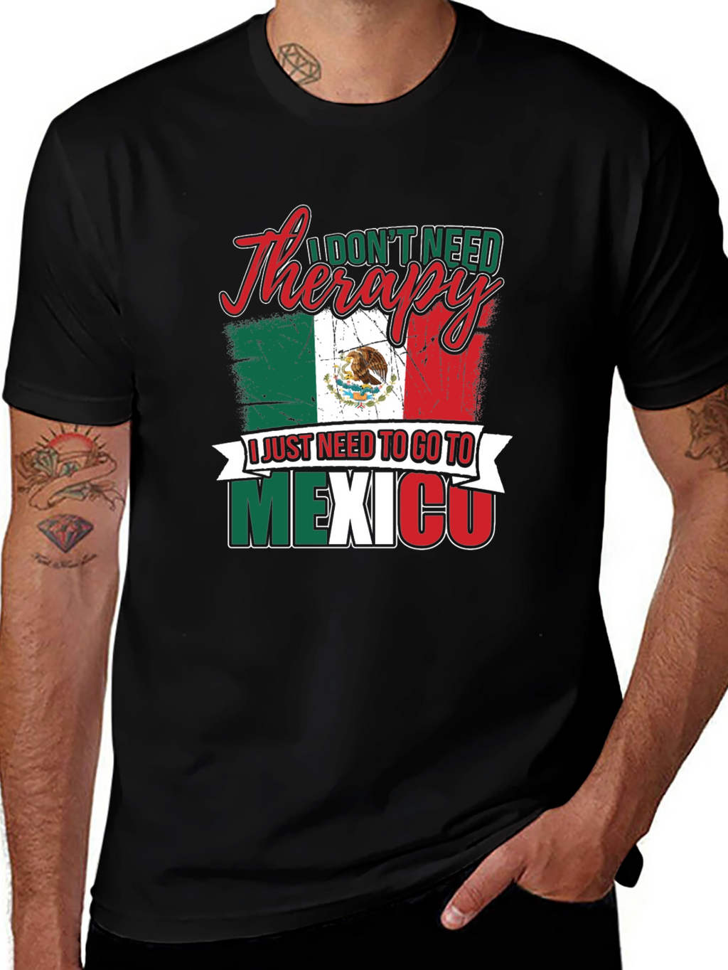 Funny Mexico Therapy T-Shirt
