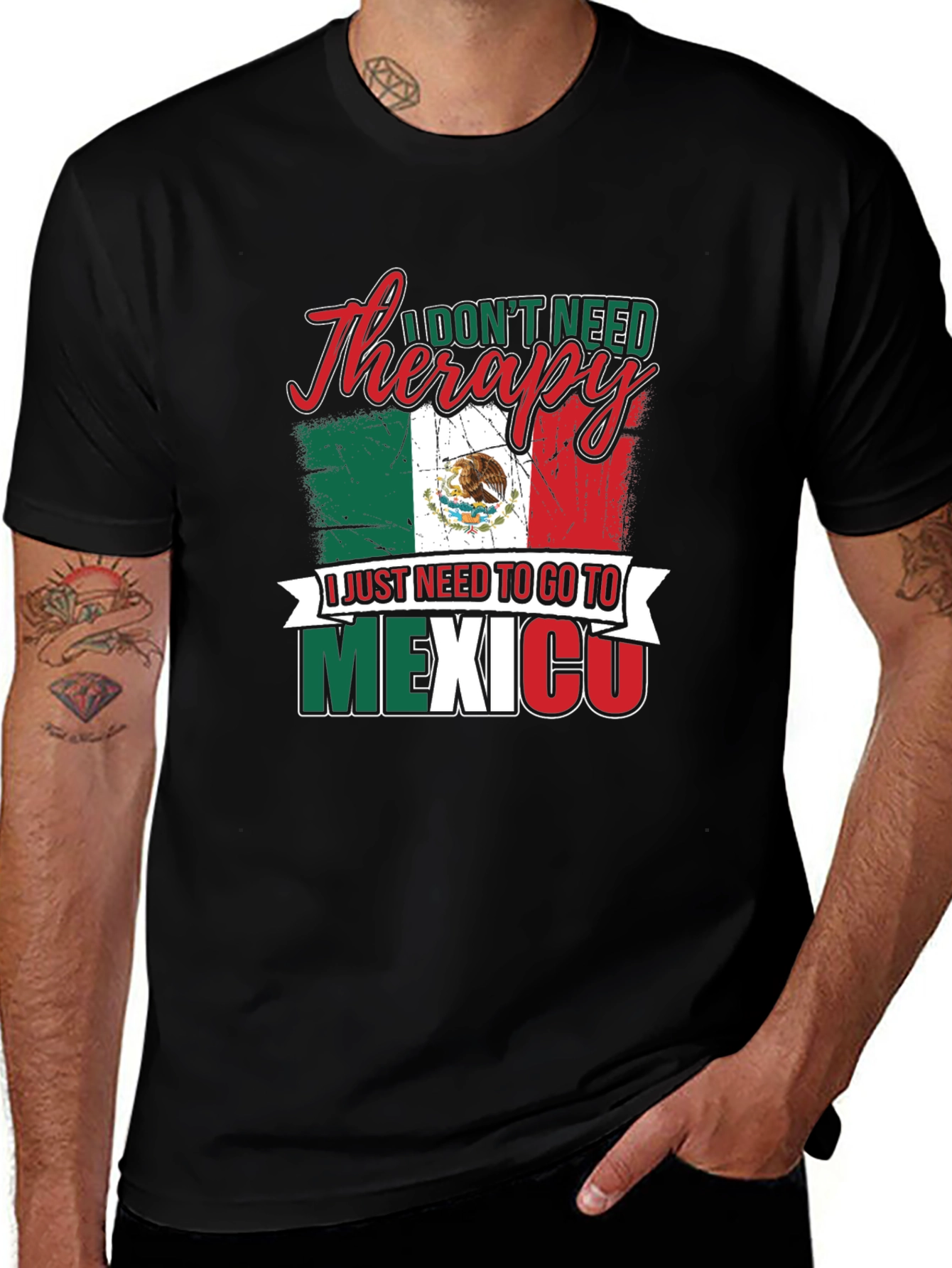 Funny Mexico Therapy T-Shirt