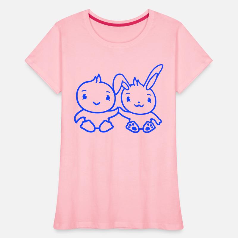 Rabbit Bird Chick 2 Friends Team Two Hands Holding
