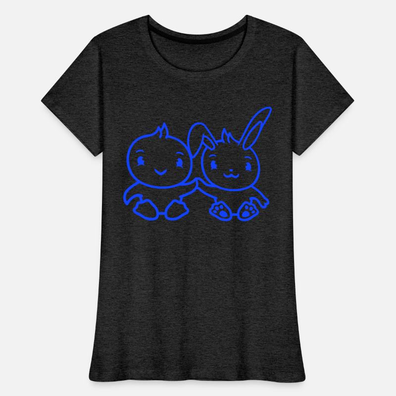 Rabbit Bird Chick 2 Friends Team Two Hands Holding