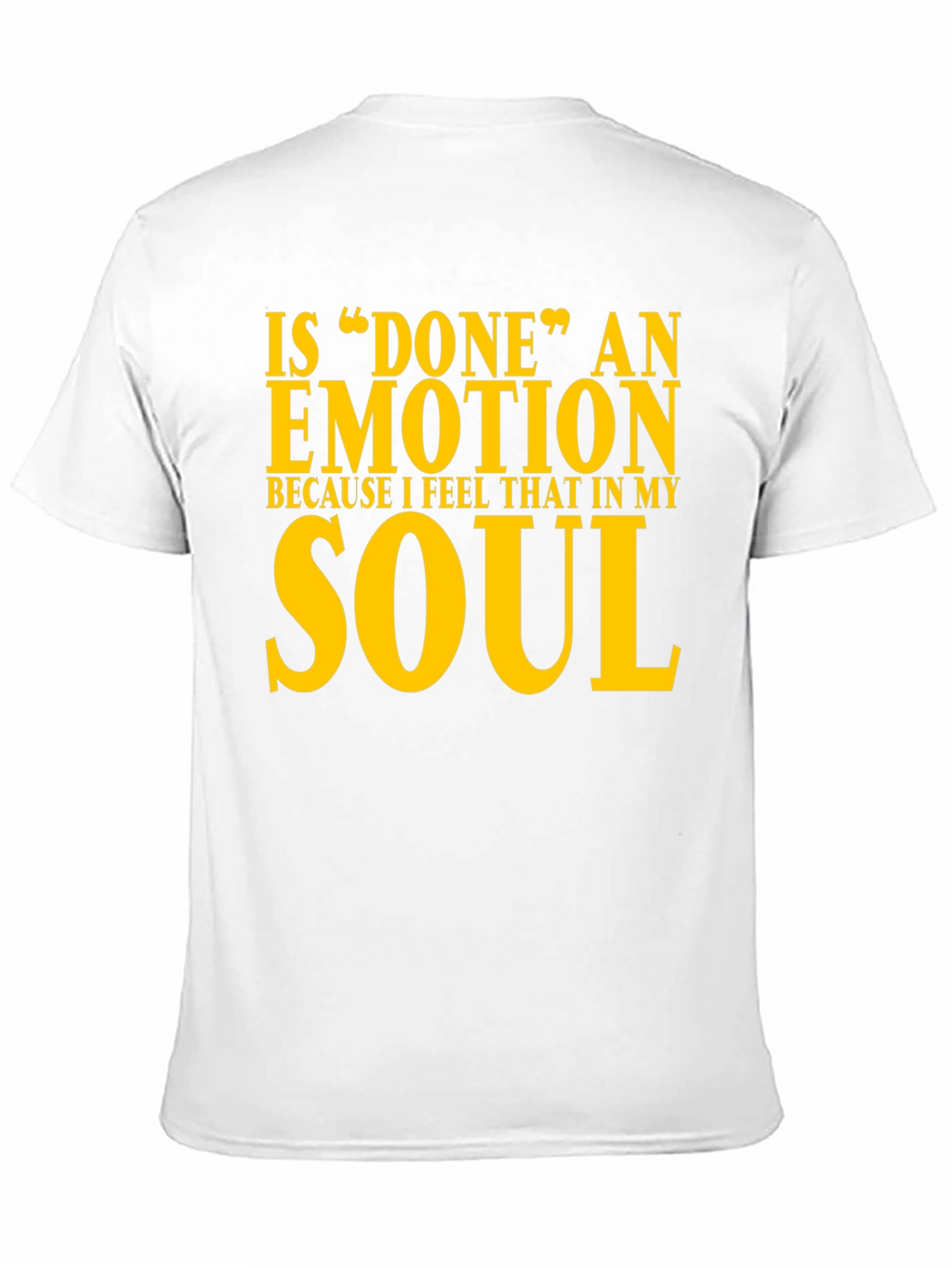 Done Emotion Black Cotton Graphic Tee