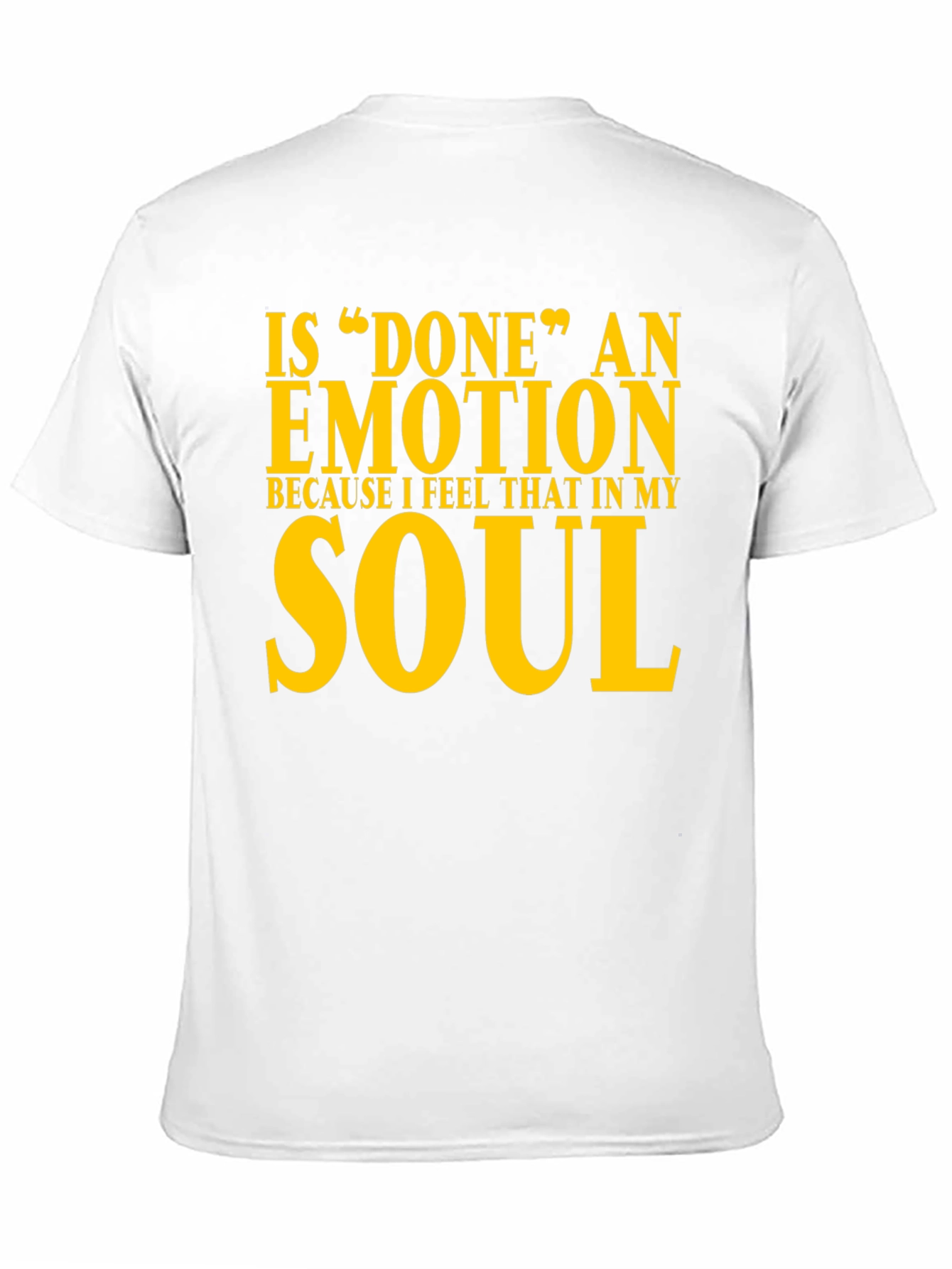 Done Emotion Black Cotton Graphic Tee