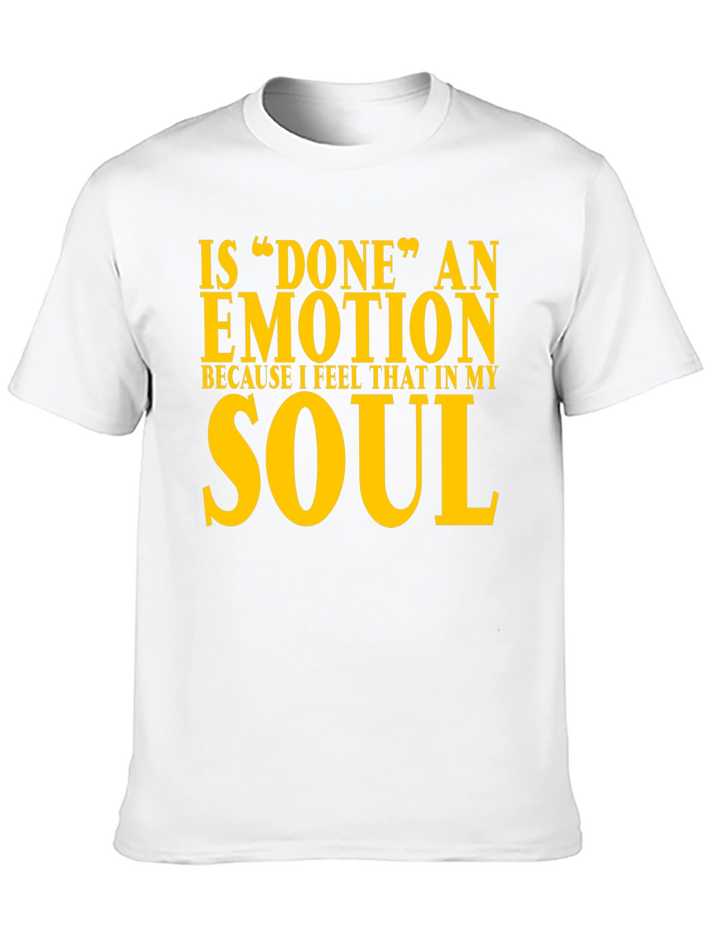 Done Emotion Black Cotton Graphic Tee