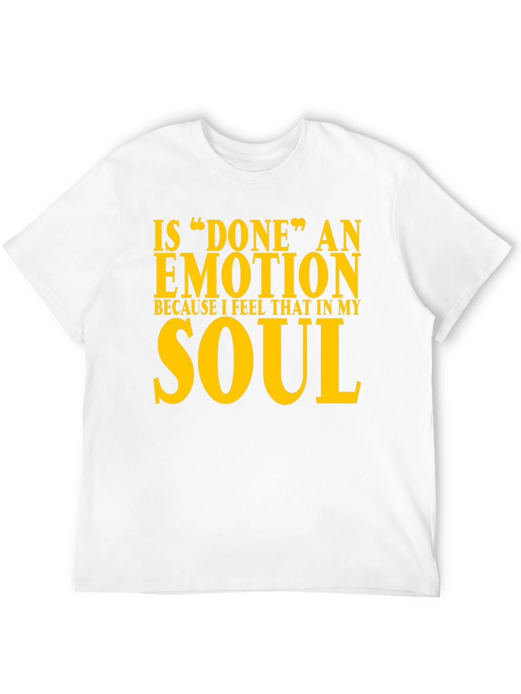 Done Emotion Black Cotton Graphic Tee