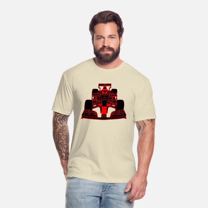 Race car formula racing car red