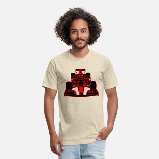 Race car formula racing car red