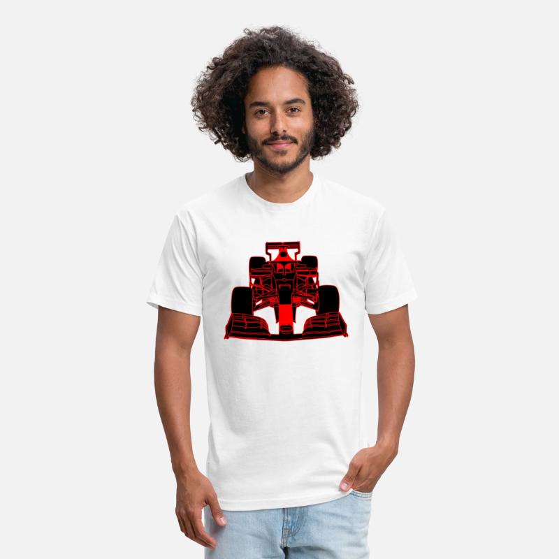 Race car formula racing car red