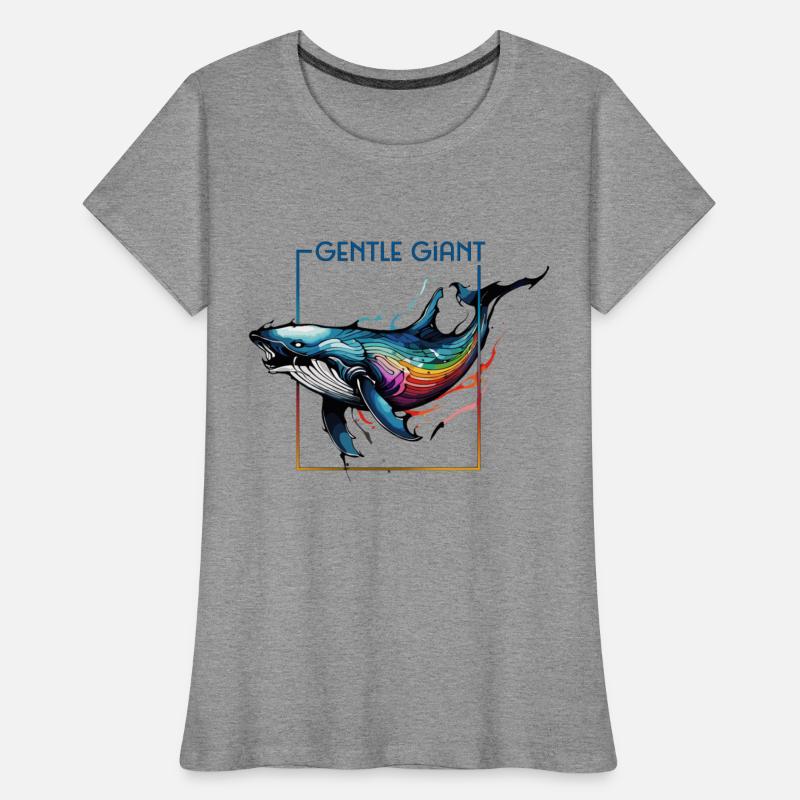 Radiant Rainbow Whale - The Gentle Giant