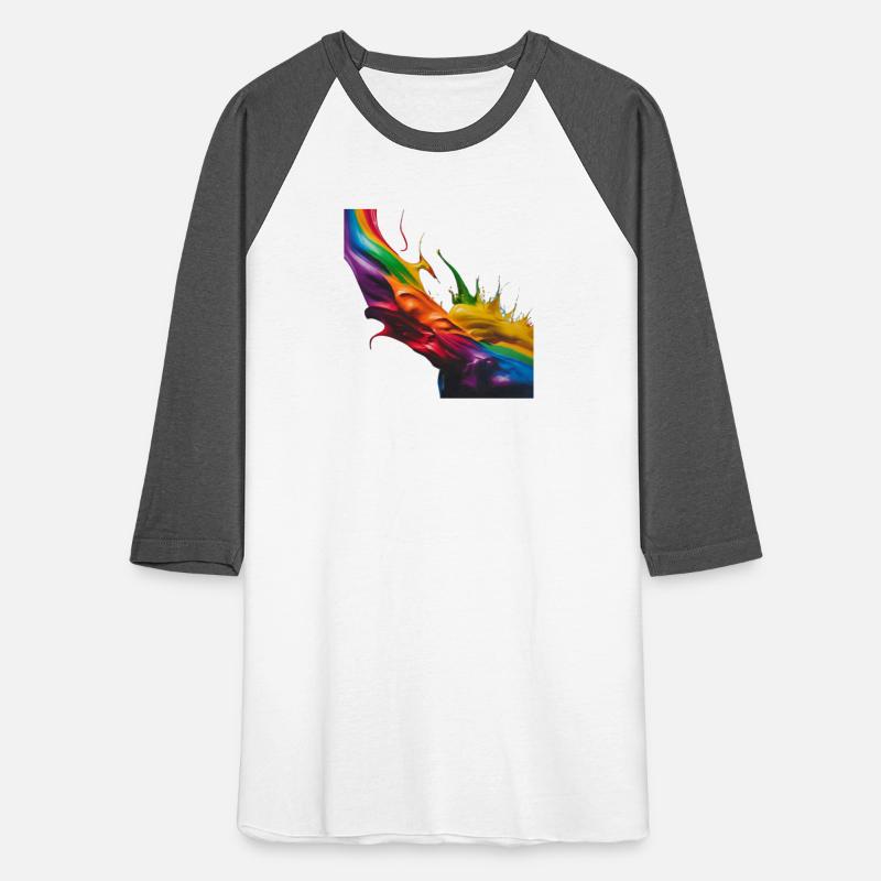Rainbow Splatter Design