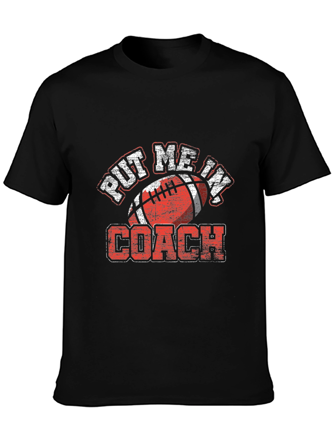 Put Me In Coach Football T-Shirt